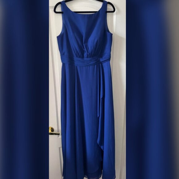 Blue Chiffon Prom/Formal Dress in Royal Blue - Picture 1 of 6